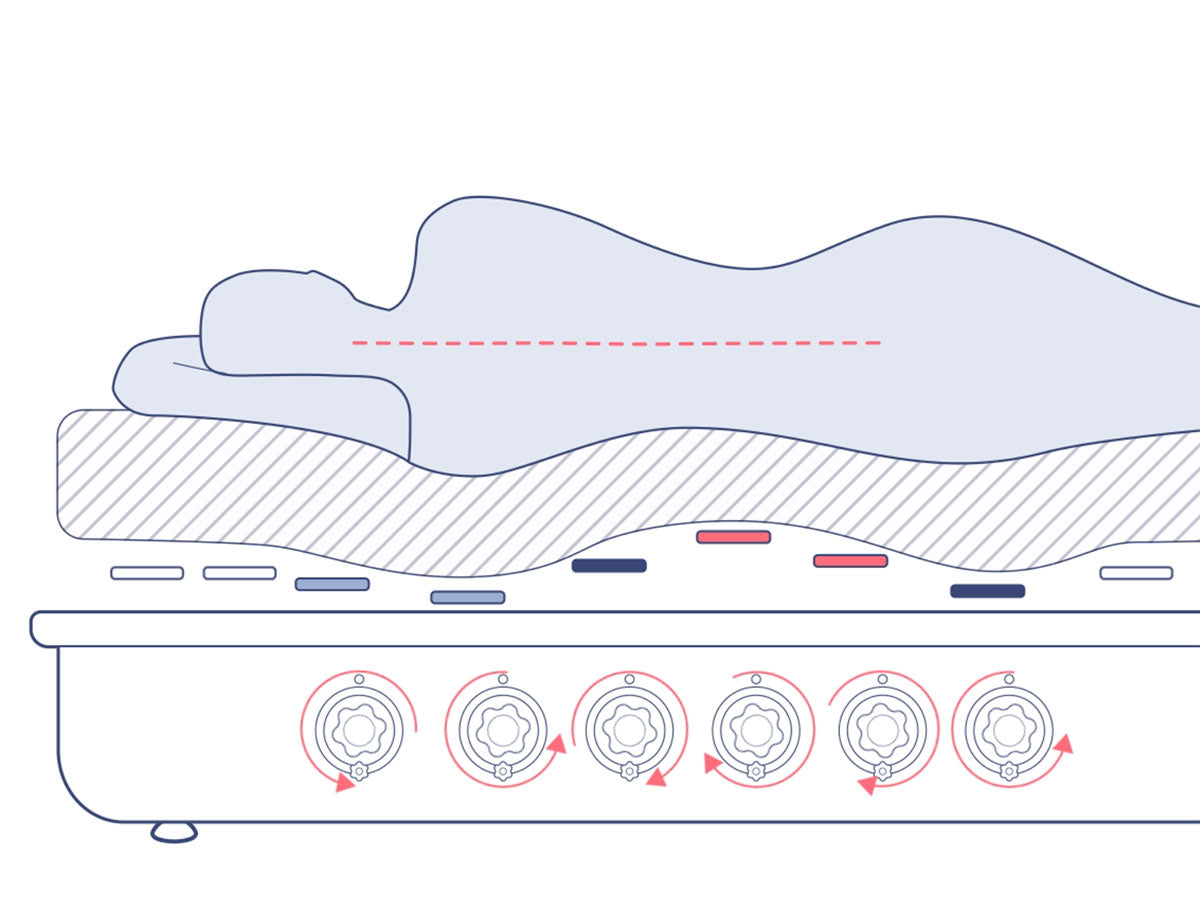 Zero Stress Bases from Ergolife. Beds for Backs