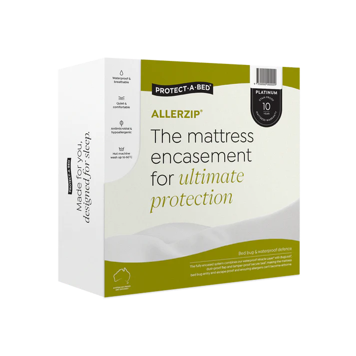 Allerzip Anti Allergy Mattress Protector - King Single Size