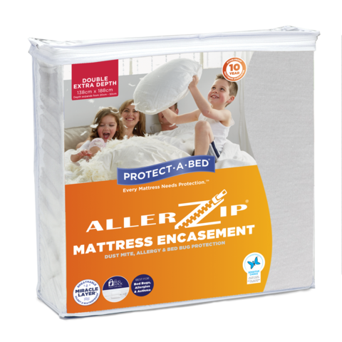 Allerzip Anti Allergy Mattress Protector - King Single Size