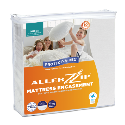Allerzip Anti Allergy Mattress Protector - King Single Size