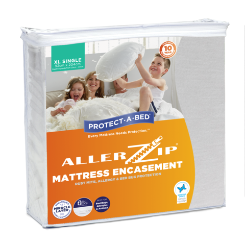 Allerzip Anti Allergy Mattress Protector - King Single Size