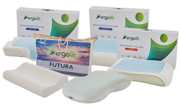 ErgoLife Futura Contoured Latex Pillow