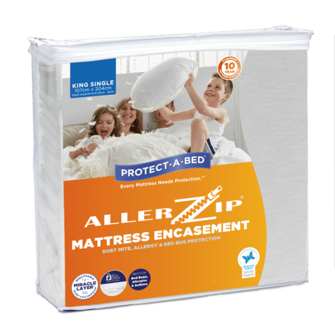 Allerzip Anti Allergy Mattress Protector - Beds for Backs