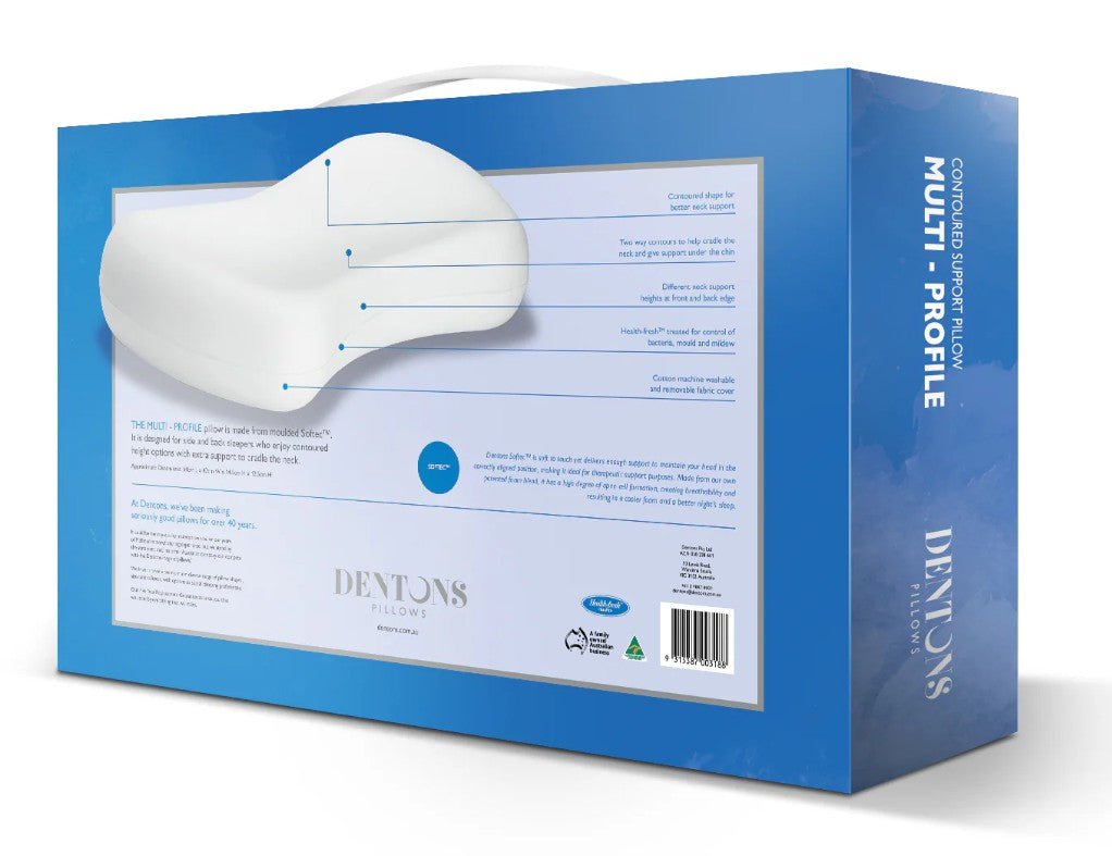 Dentons Multi Profile Pillow - Beds for Backs