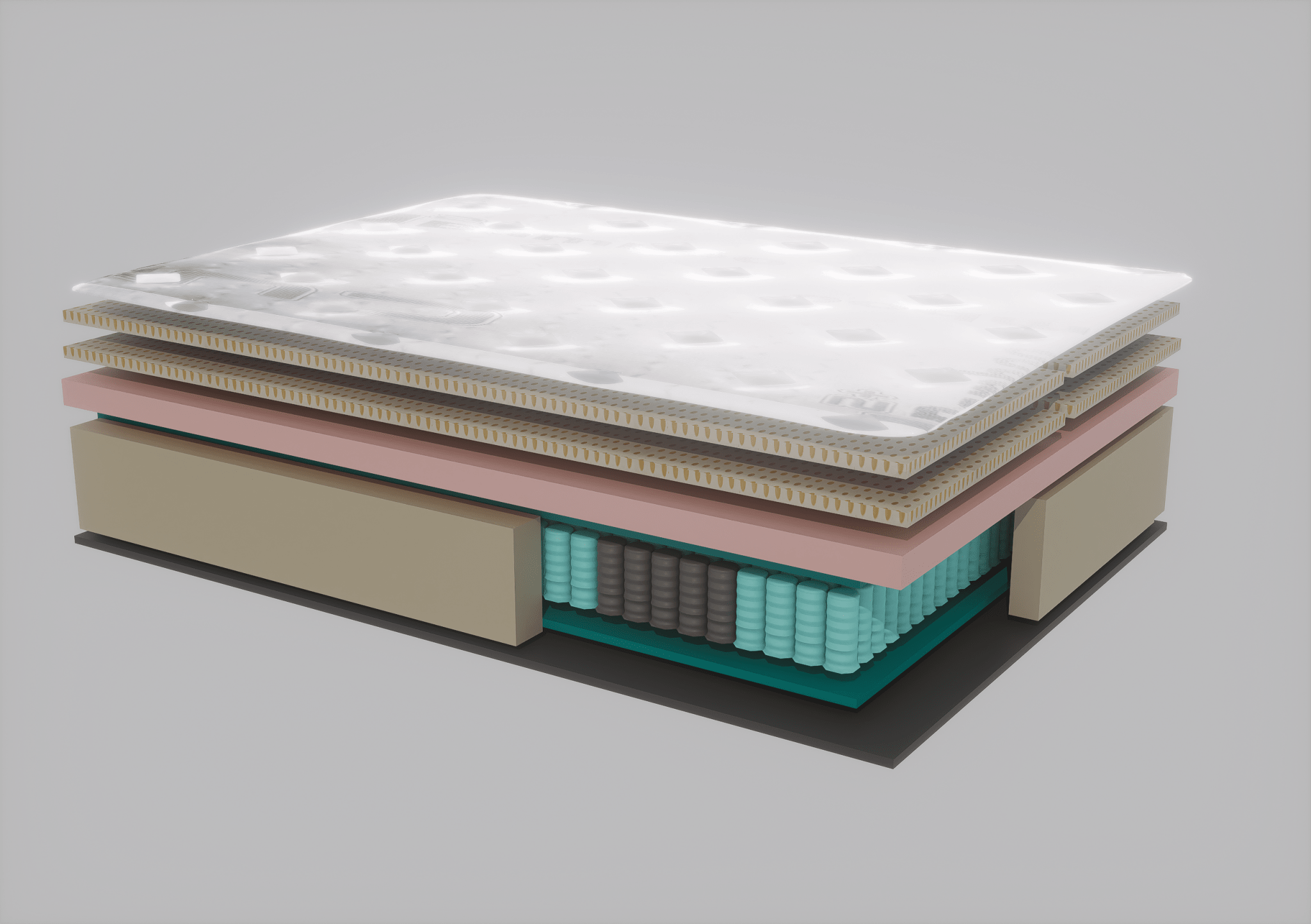 Ergolife Contour Select - With Natural Foam - Beds for Backs