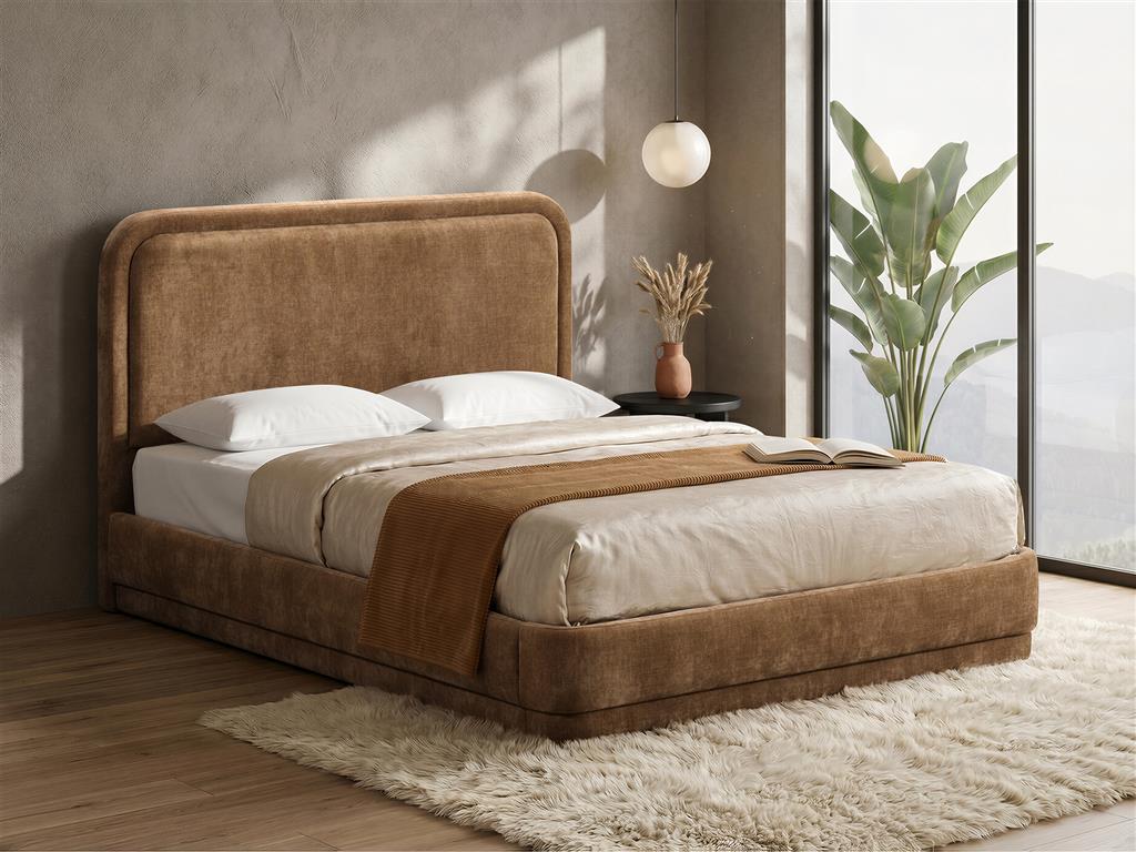 Hensley Queen Bed - Chestnut