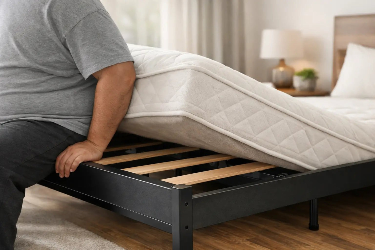 Choosing a Bed Base for Heavier Sleepers - Beds for Backs