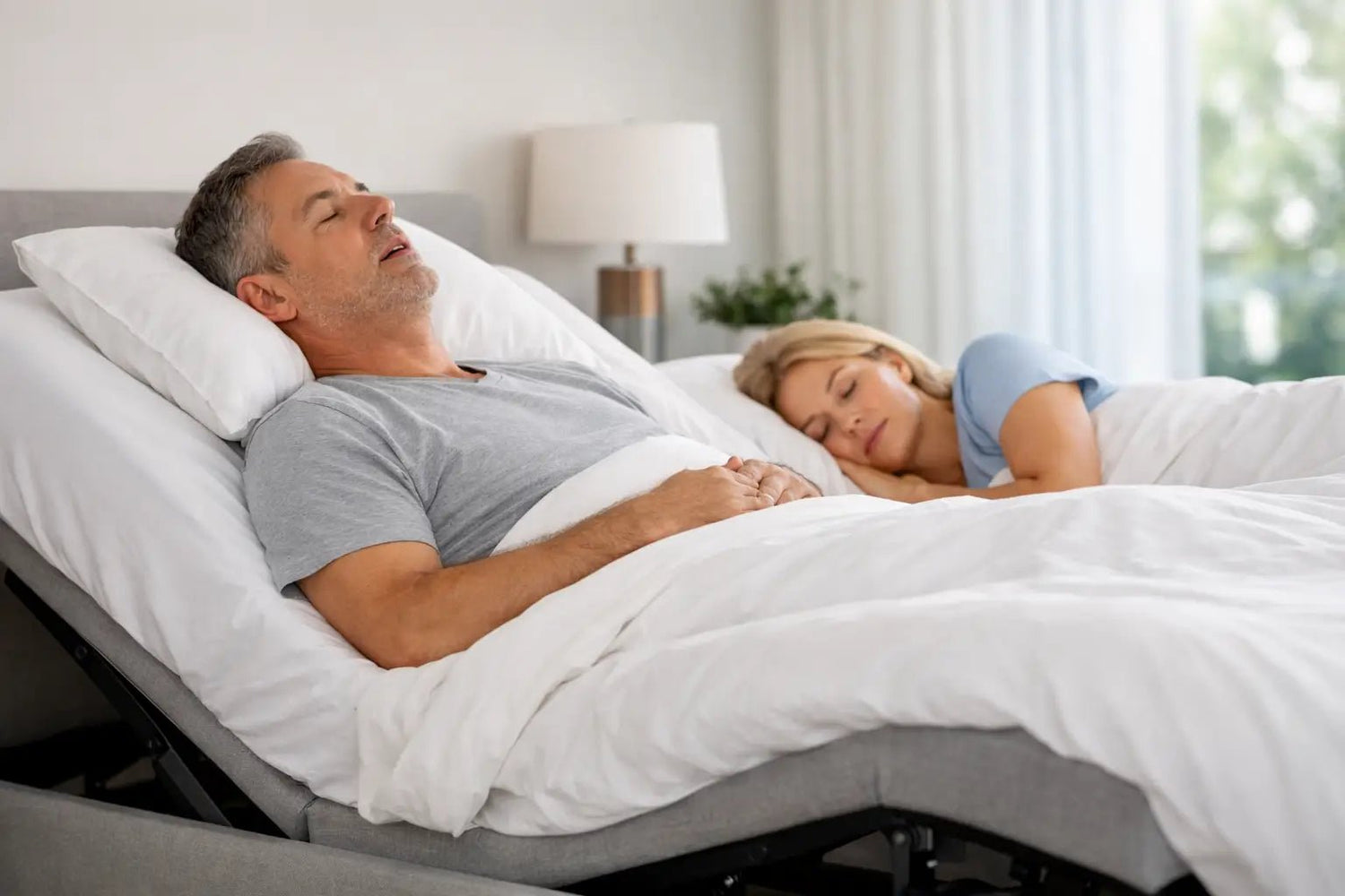 How Adjustable Beds Reduce Snoring - Beds for Backs