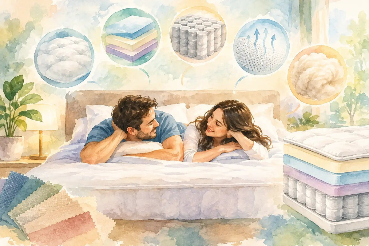 How to Customise Partner Mattress Comfort - Beds for Backs