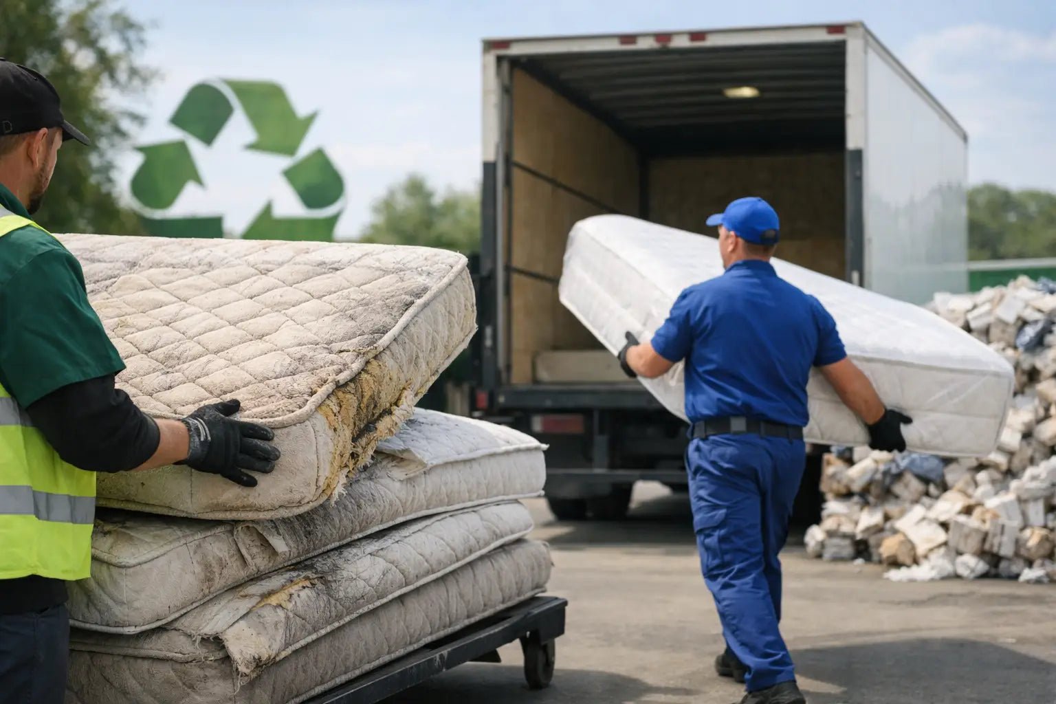 Mattress Recycling With Delivery Service Explained - Beds for Backs
