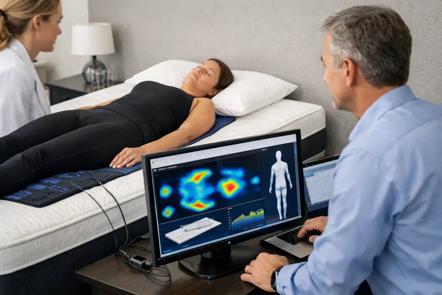 Pressure Mapping Mattress Fitting Example - Beds for Backs