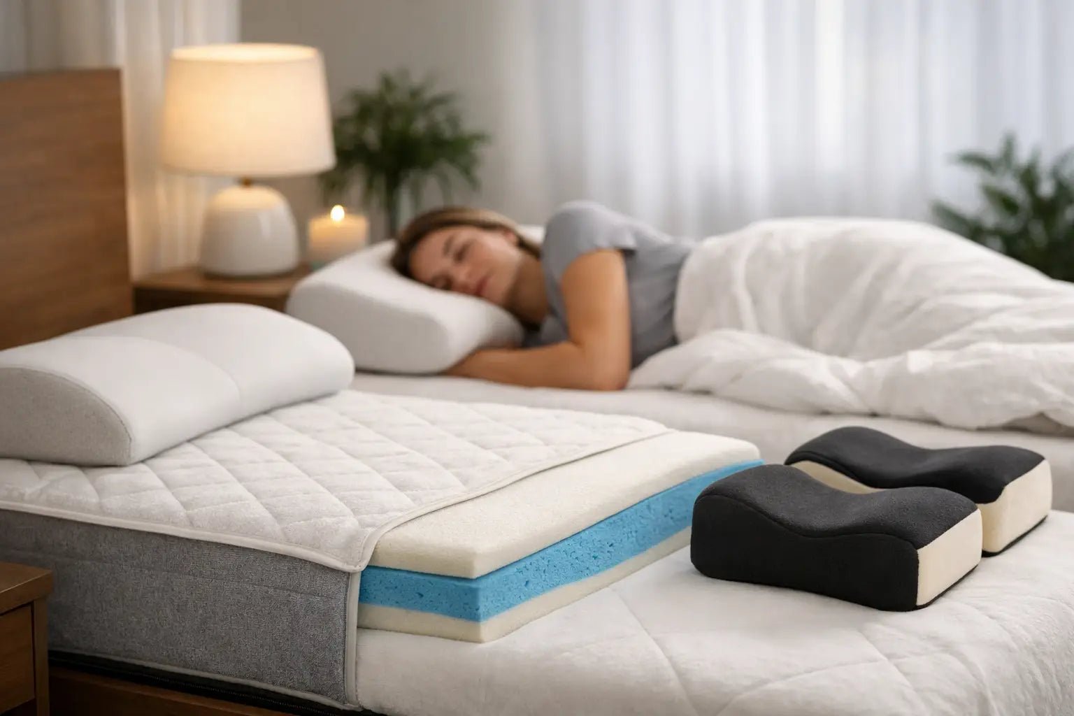 Pressure Relief Sleep Setup Example That Works - Beds for Backs