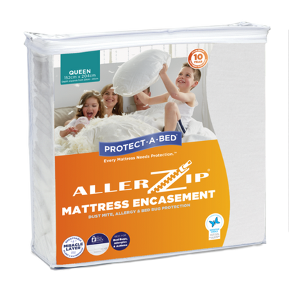 Allerzip Anti Allergy Mattress Protector -  Double Size