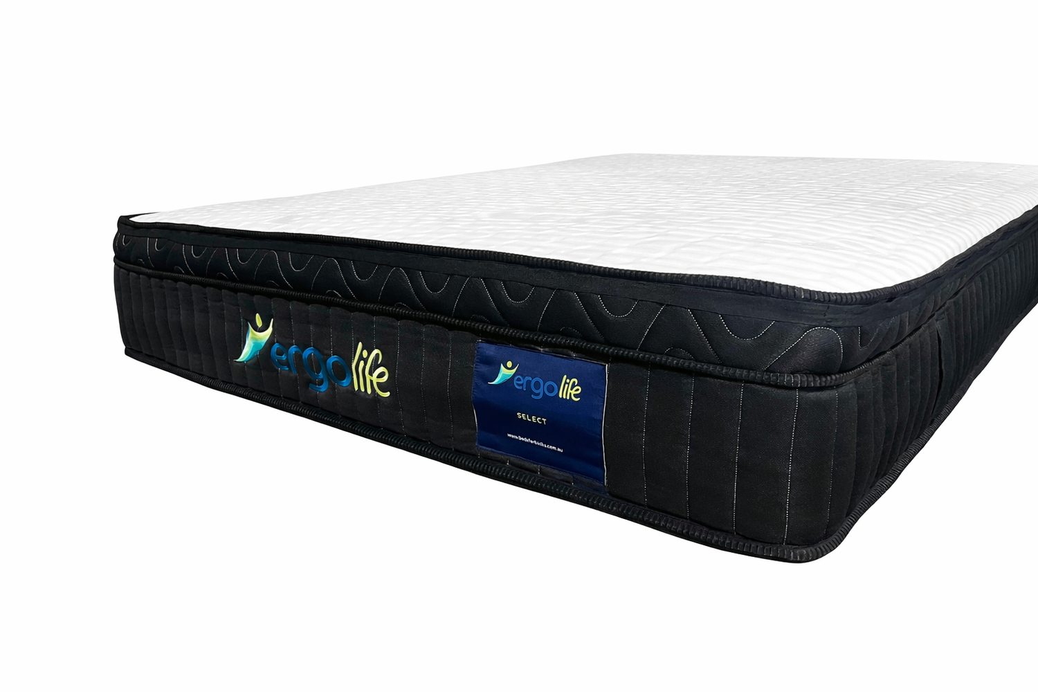 Ergolife Select 5 Zone, Changeable comfort levels; washable Bamboo with Copper Top cover