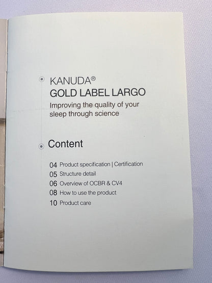 KANUDA® GOLD LABEL LARGO PILLOW