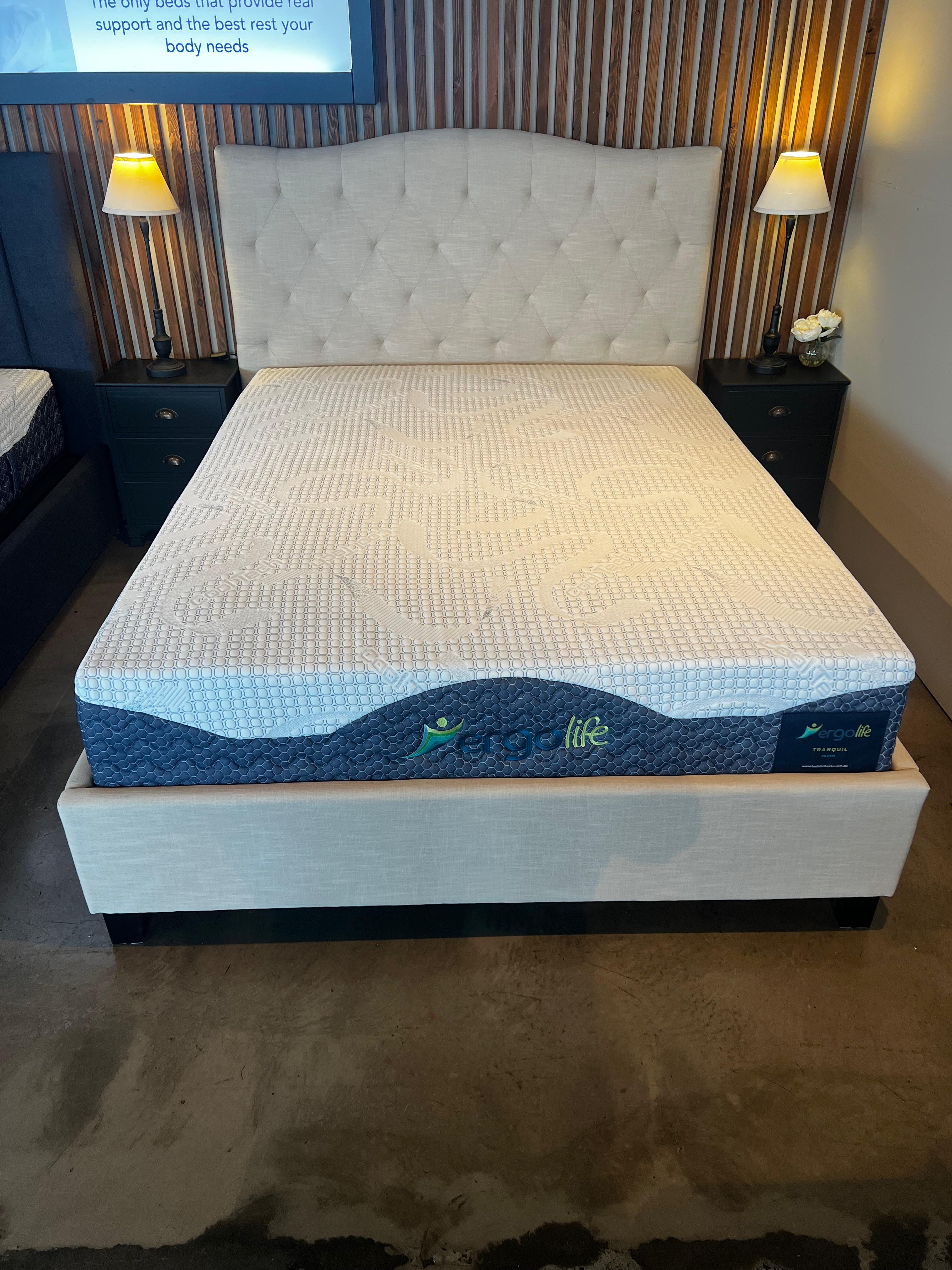 Mlily Prestige Soft Beige Bedhead and Base