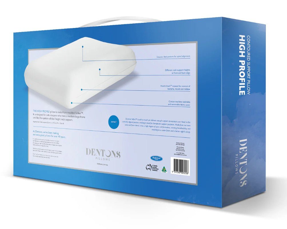 Dentons High Profile Pillow - Beds for Backs