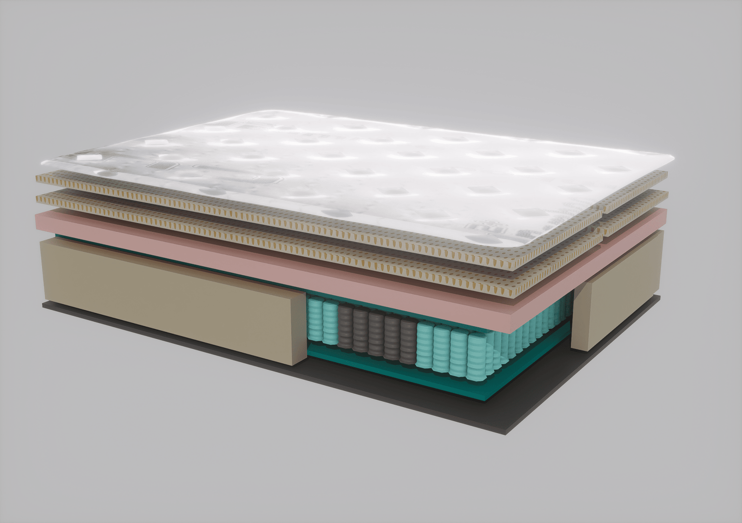 Ergolife Contour Select - With Natural Foam - Beds for Backs