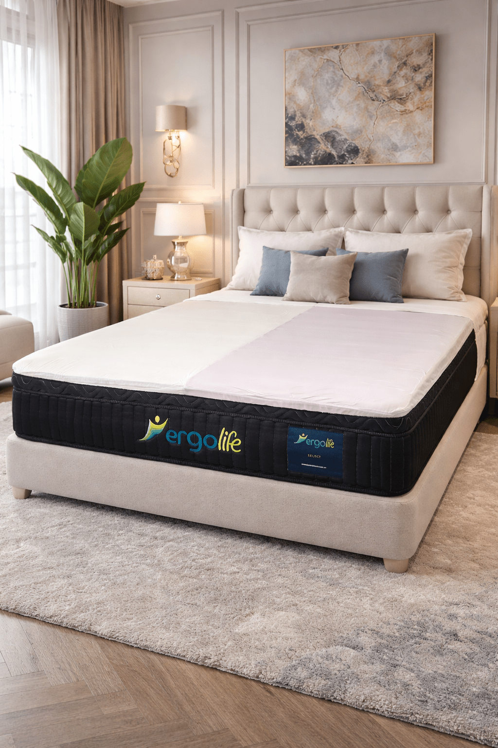 Ergolife Contour Select - With Natural Foam - Beds for Backs