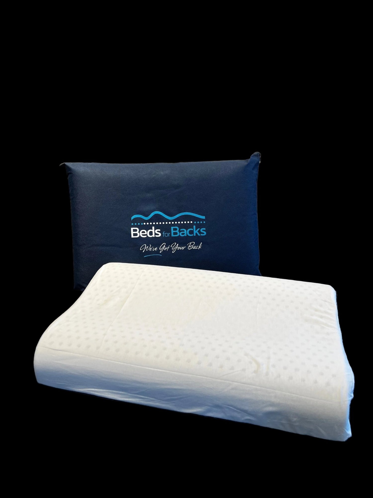 ErgoLife Futura Contoured 100% Natural Latex - Beds for Backs