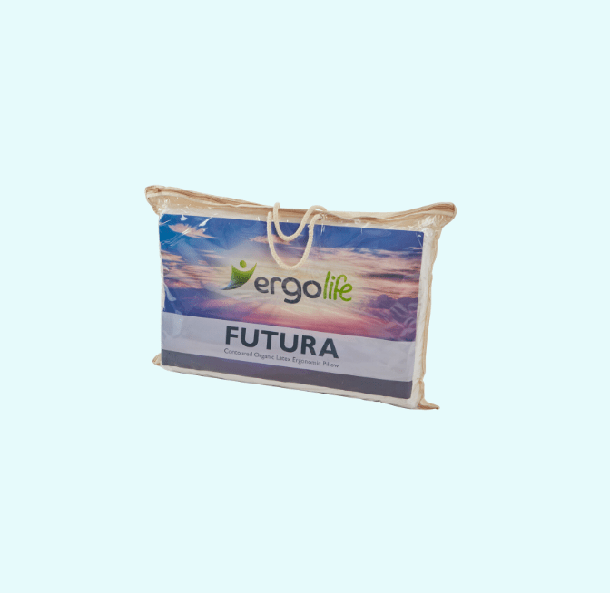 ErgoLife Futura Contoured Latex Pillow - Beds for Backs