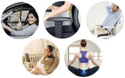 Ergolife Posture Flex Latex Coccyx Cushion - Beds for Backs