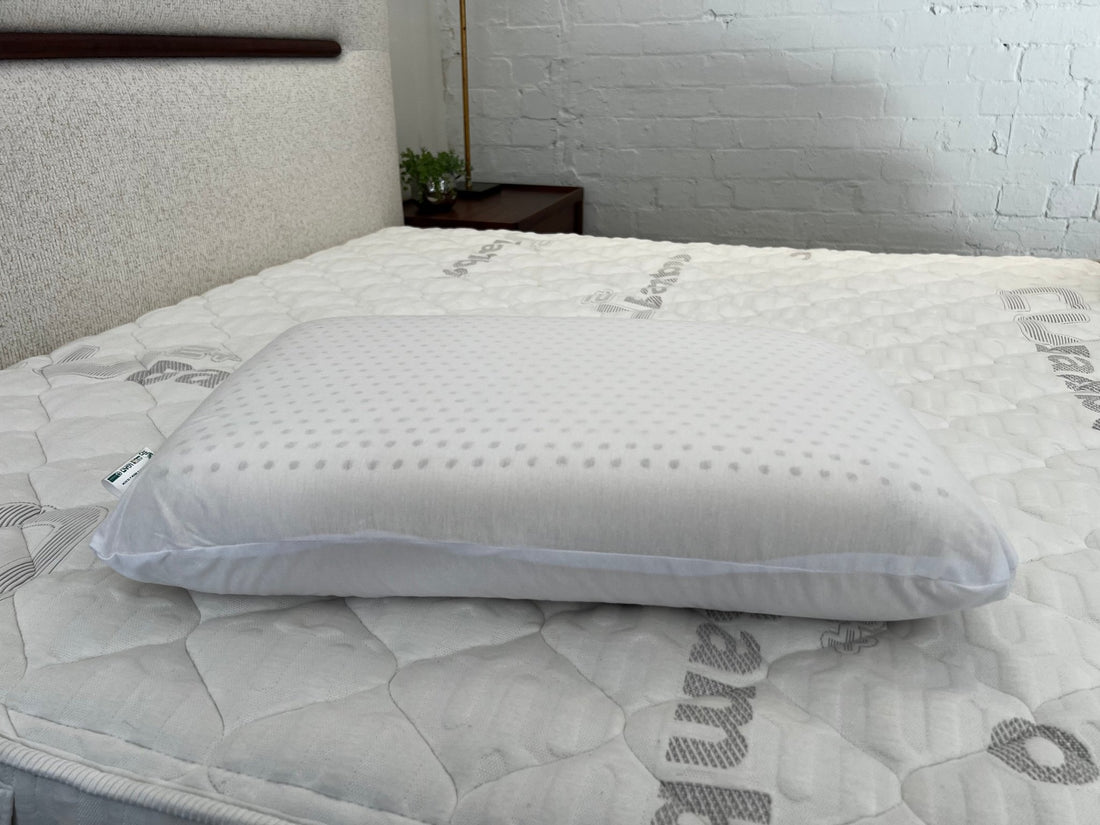 ErgoLife Standard 100% Natural Latex Pillow 12.5cm - Beds for Backs