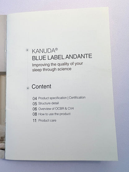 KANUDA® BLUE LABEL ANDANTE PILLOW - Beds for Backs