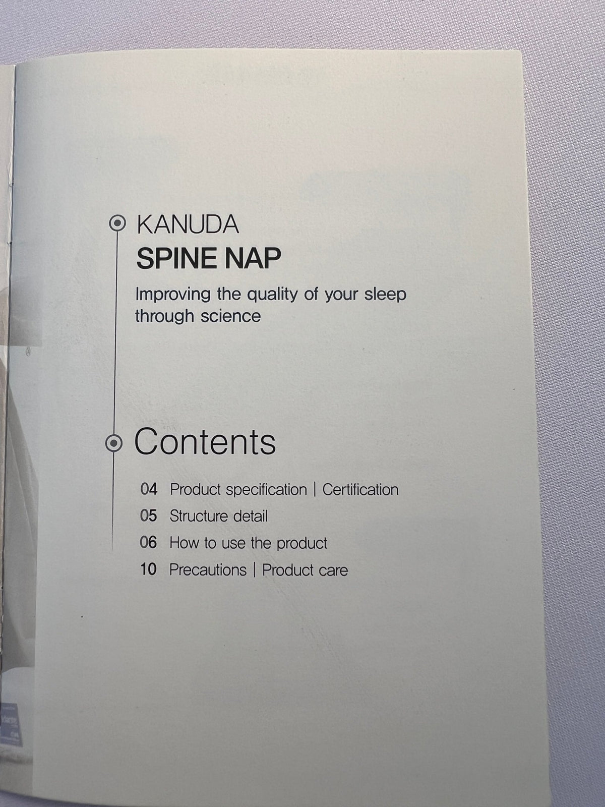 KANUDA® SPINE NAP - Beds for Backs