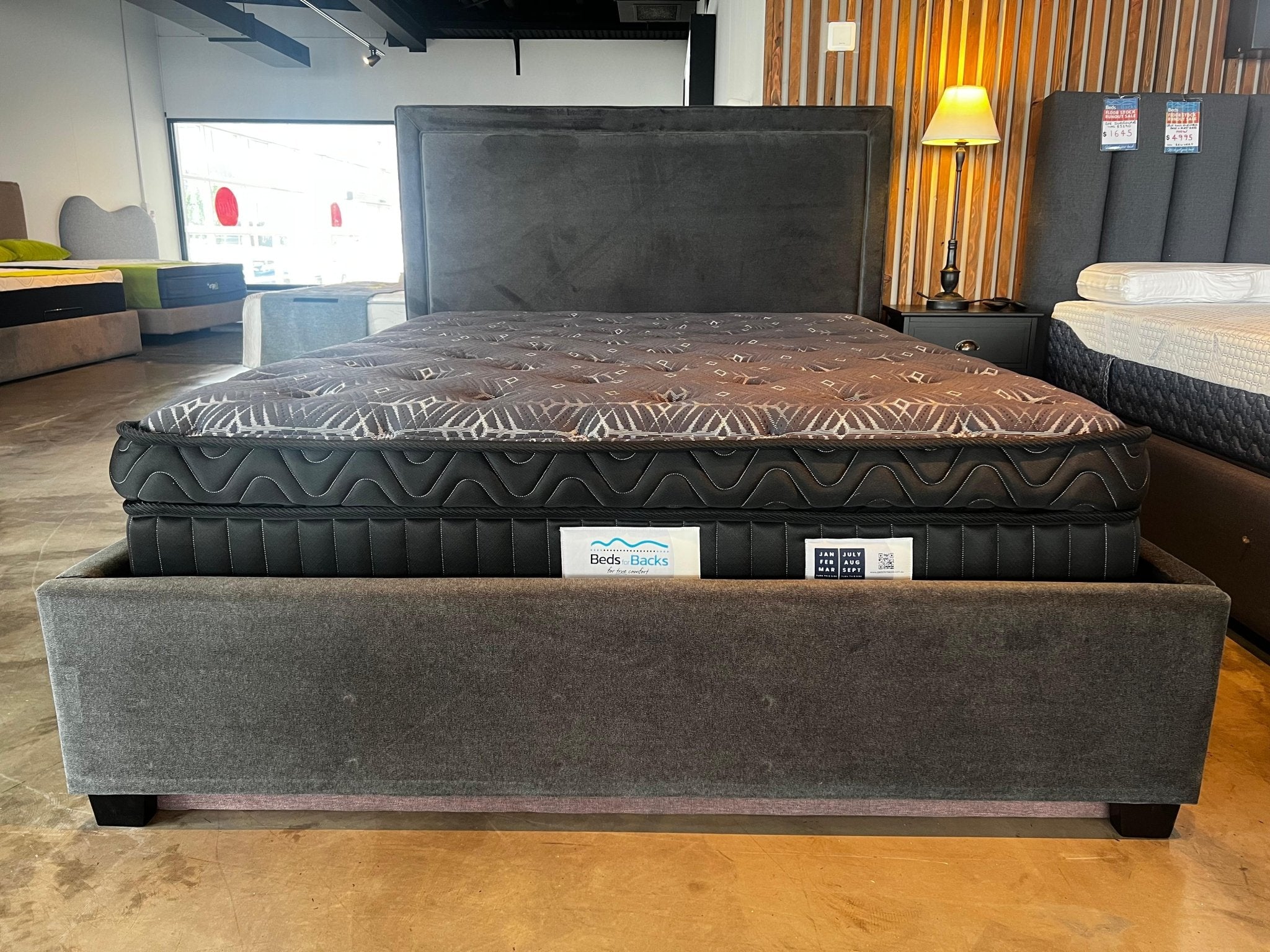 Mlily Aries Bedhead and Base - Beds for Backs