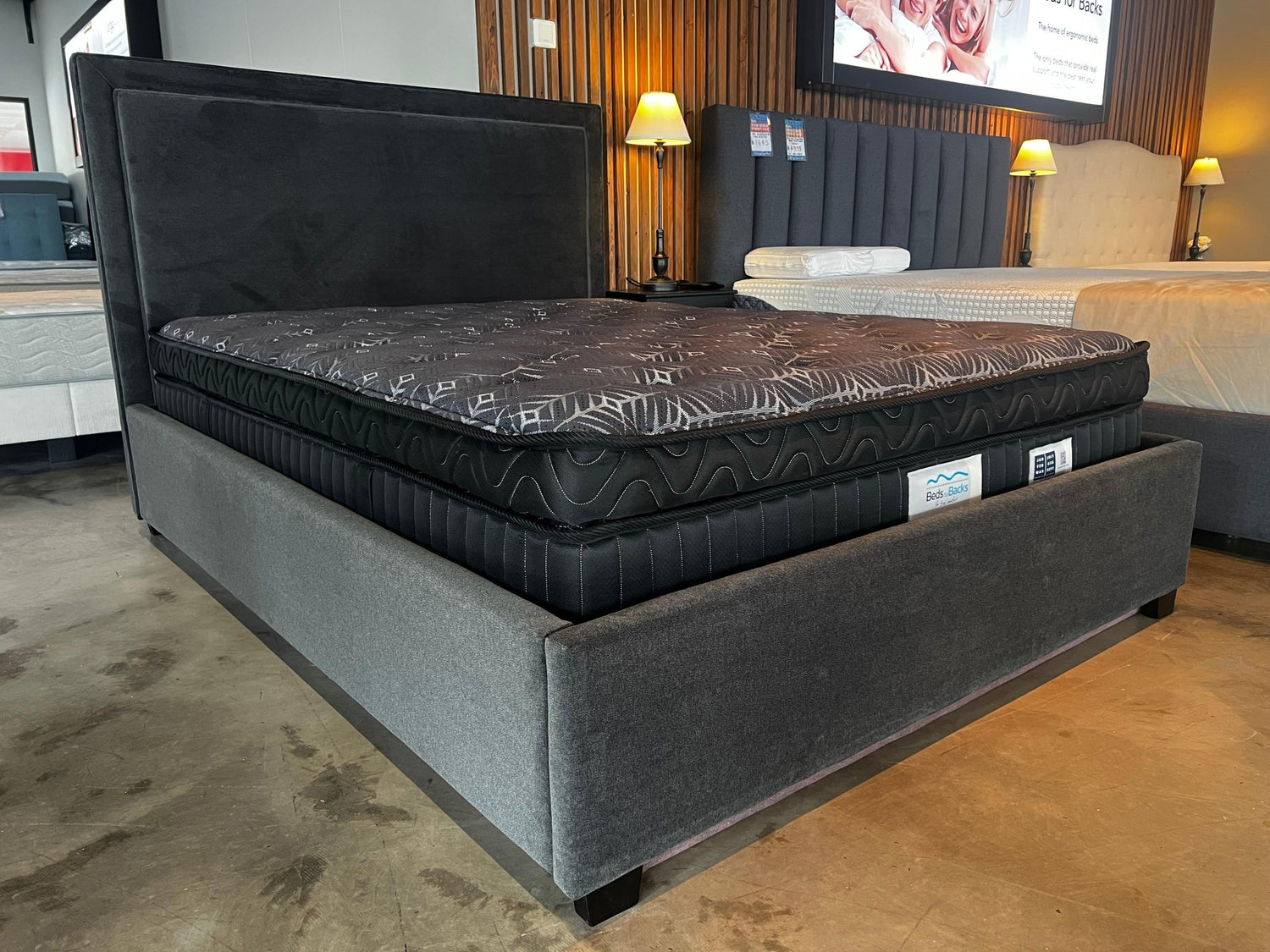 Mlily Aries Bedhead and Base - Beds for Backs