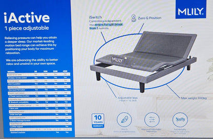 MLily Electric Bed - iActive 40M Lumbar - i40 - Beds for Backs