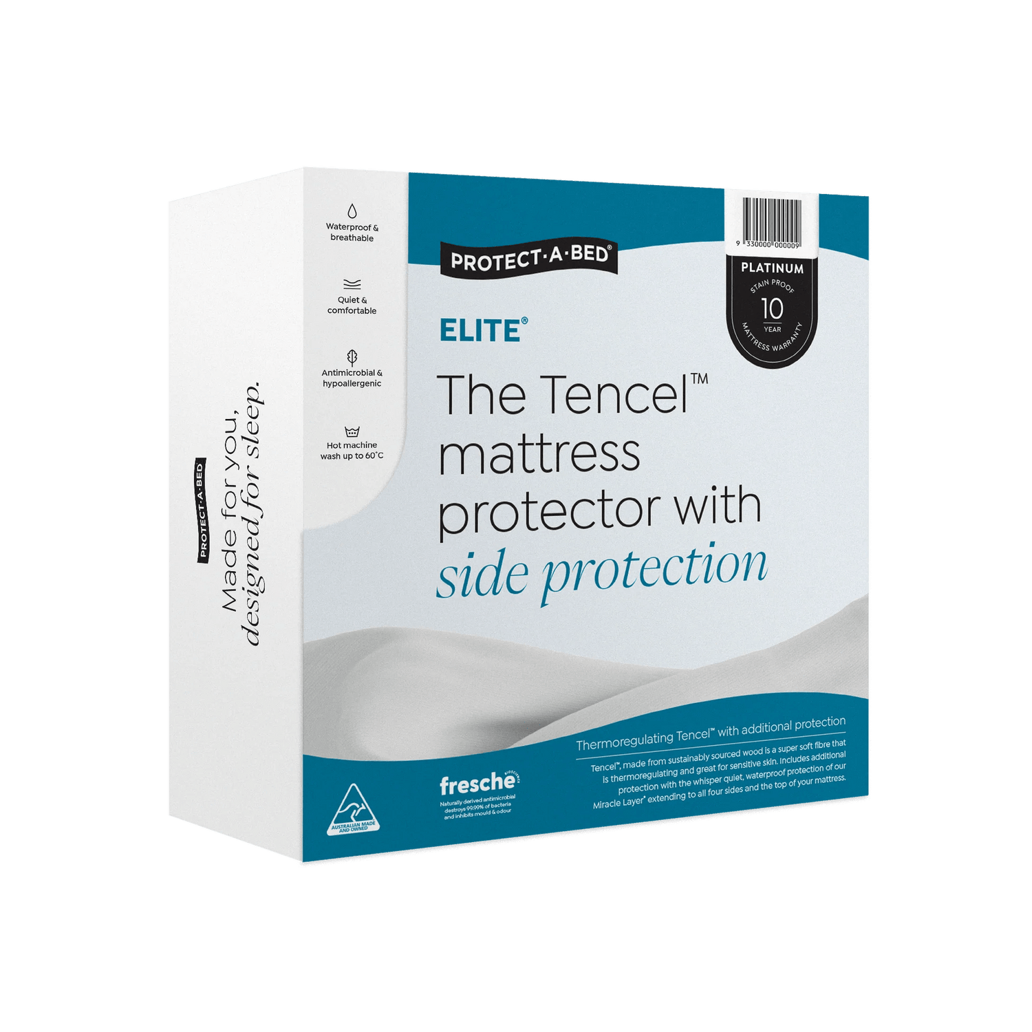 Protect - A - Bed Elite Tencel with side protection - Beds for Backs