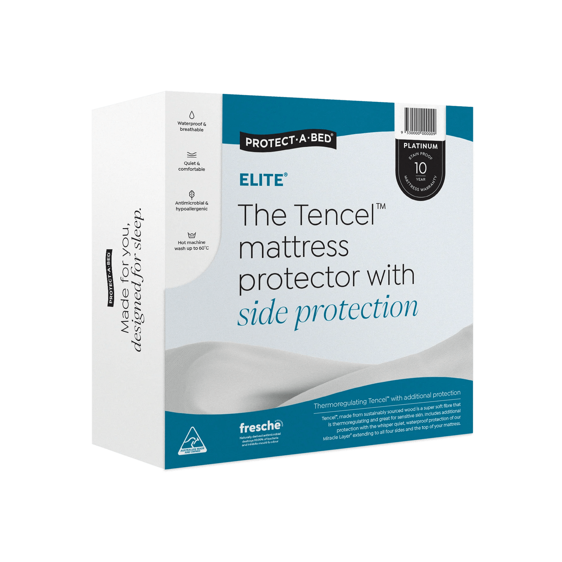 Protect - A - Bed Elite Tencel with side protection - Beds for Backs