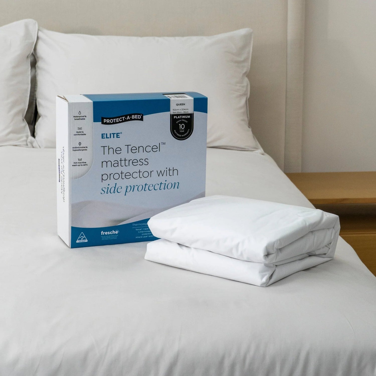 Protect - A - Bed Elite Tencel with side protection - Beds for Backs