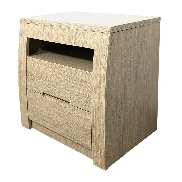Skyline Bedside Stand Sand - Beds for Backs
