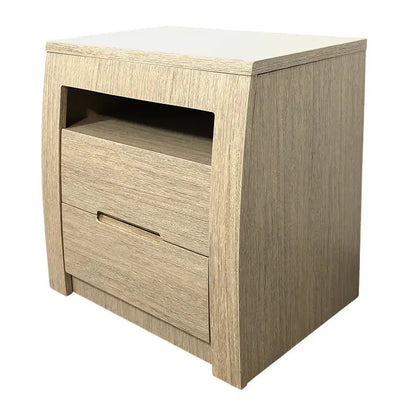 Skyline Bedside Stand Sand - Beds for Backs