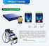 SuperFlex Wheel Chair Support Cushion - Beds for Backs