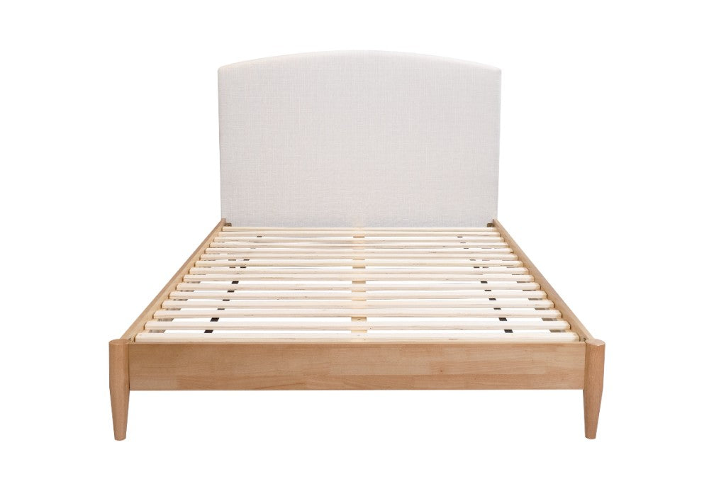 TILDA QUEEN BED W/UPH BH&amp;USB CHARGER-SANDSTONE